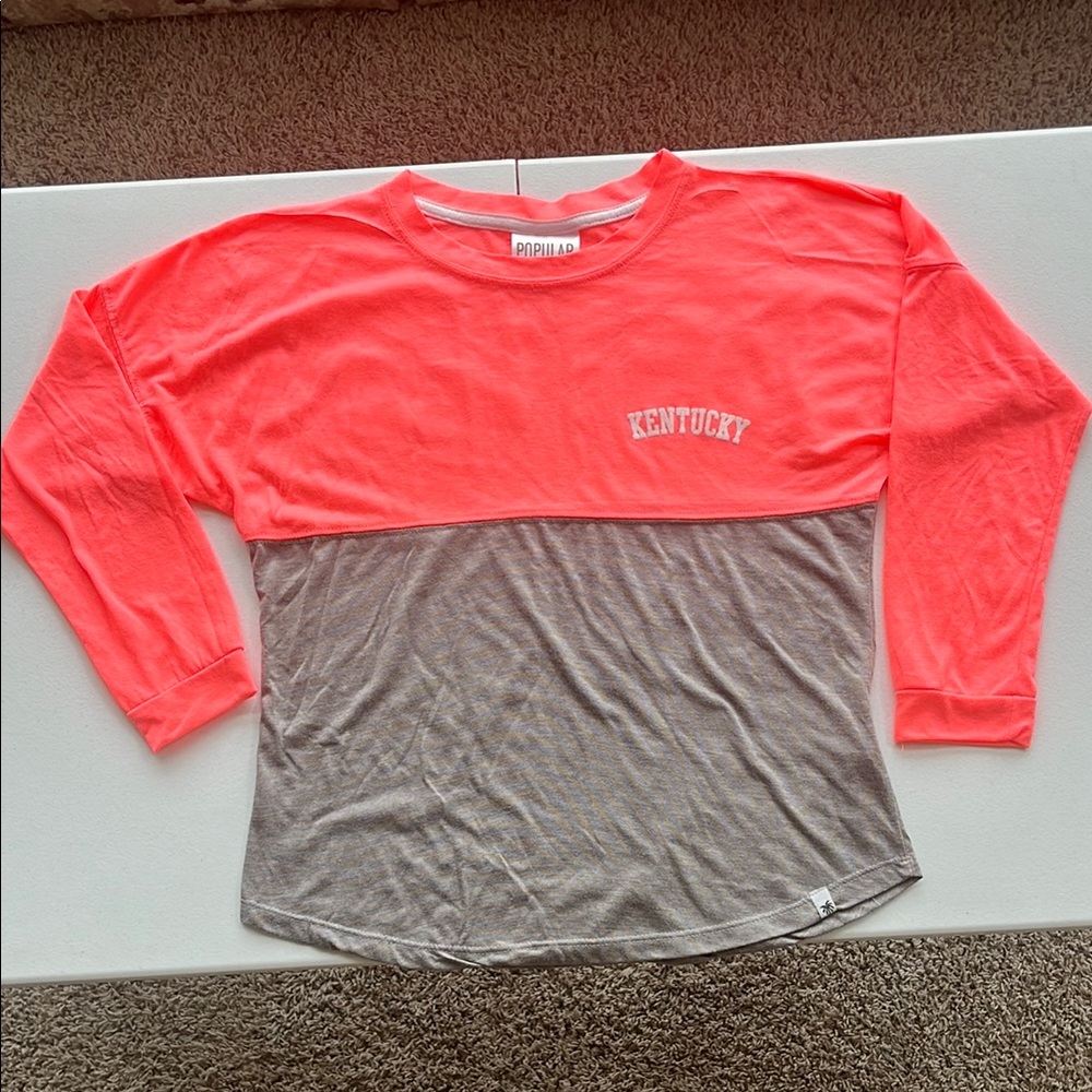 Kentucky Colorblock Shirt - pink and Gray